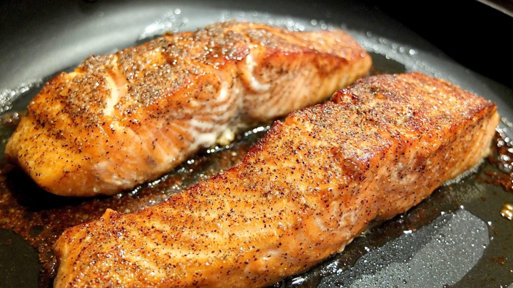 Pan Seared Barbecue Salmon - Mia's Cucina