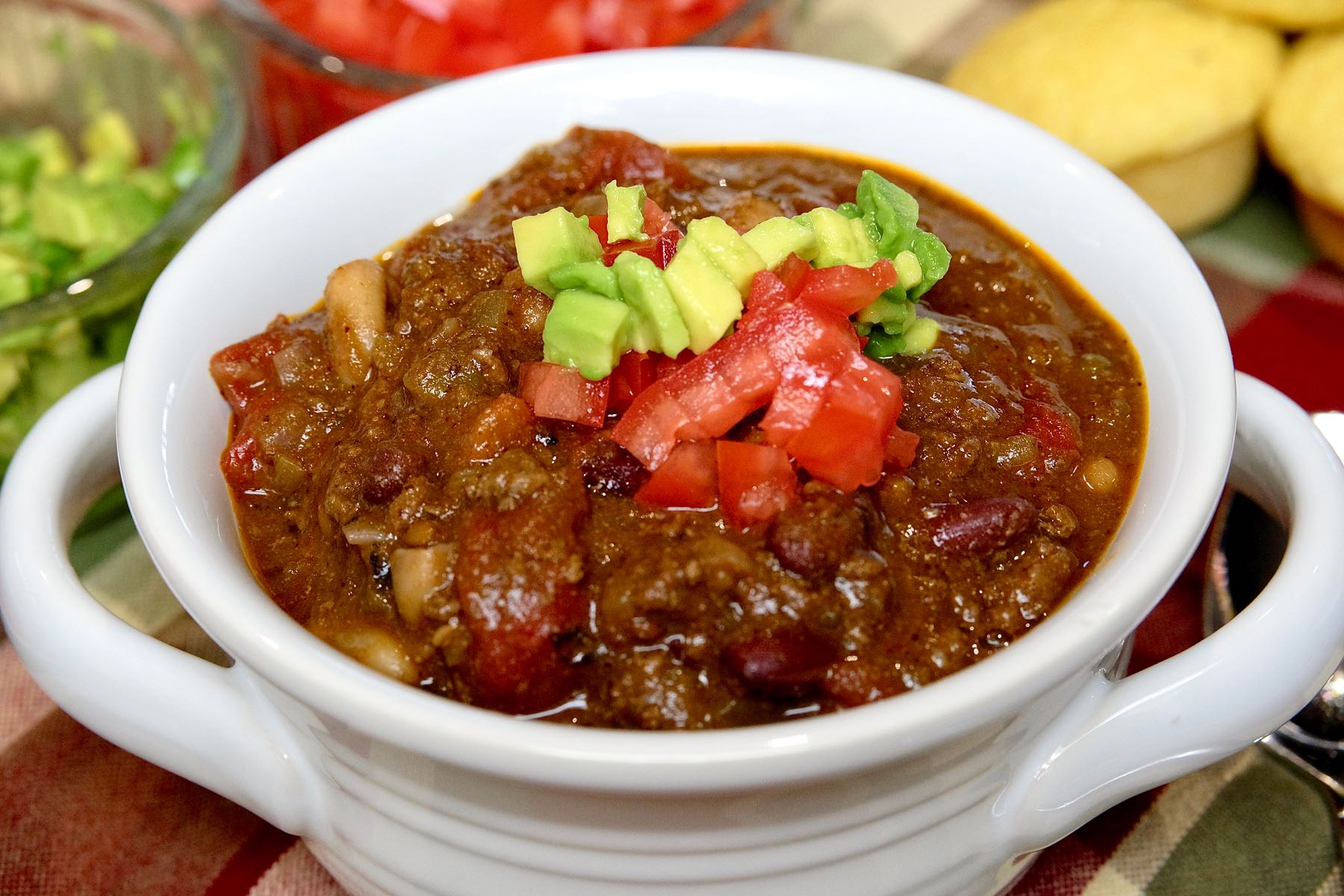 Hearty Bison Chocolate Chili